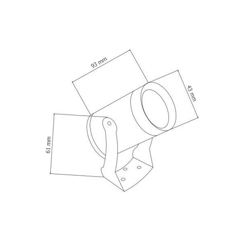 Spot LED à piquer 5 W - 230V - Spike 5 - Blanc(s)