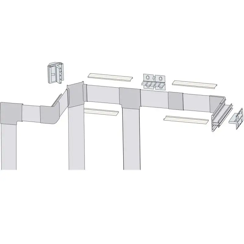 Profilé LED aluminium corniche 2 directions – CRAFT – M04 - Diffuseur givré