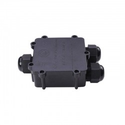Boite de dérivation étanche à vis IP68 – 3 entrées - Axial