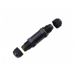 Connecteur de jonction étanche à vis IP68 - 5 pôles - Axial