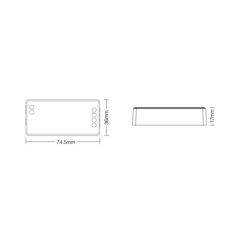 Contrôleur 4 zones Dimmer 2.4GHz - Milight