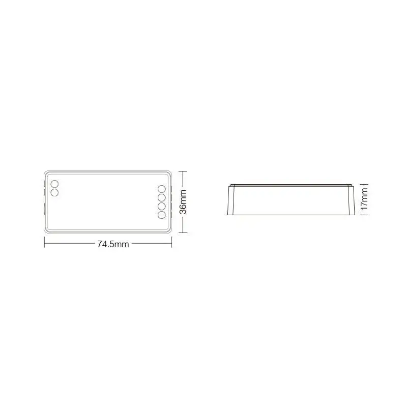 Contrôleur 4 zones Dimmer 2.4GHz - Milight