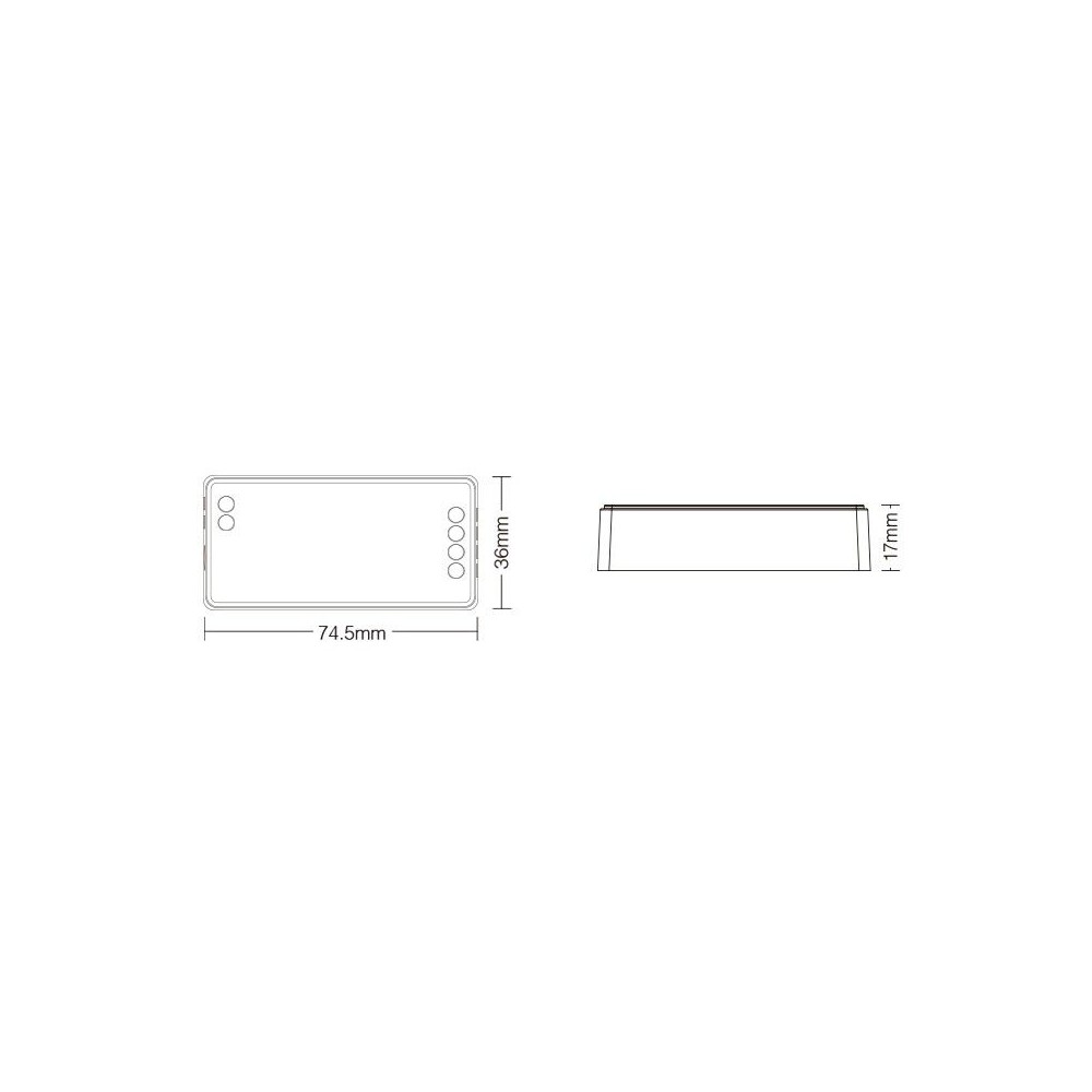 Contrôleur 4 zones Dimmer 2.4GHz - Milight
