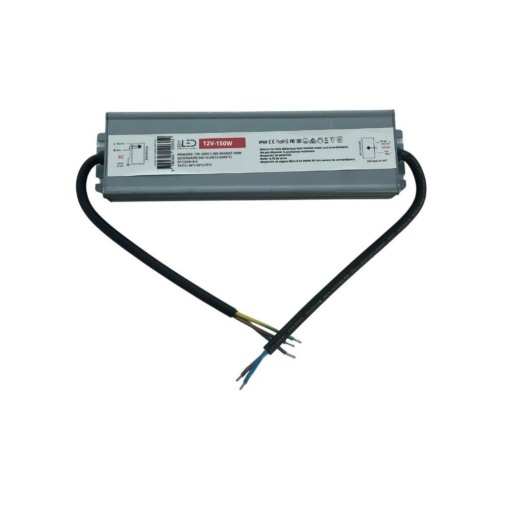 Alimentation 12V compacte - de 24 W à 400 W - IP67