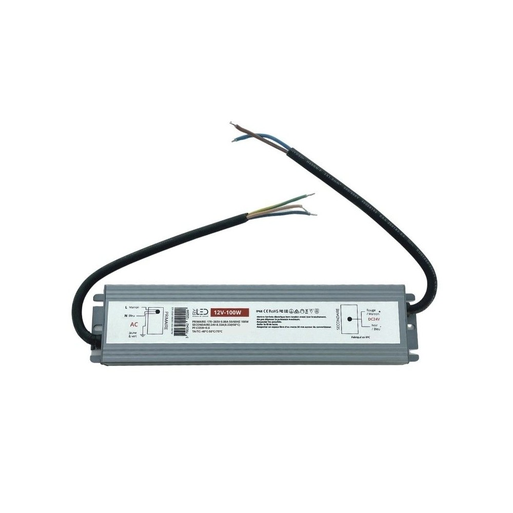 Alimentation 12V compacte - de 24 W à 400 W - IP67