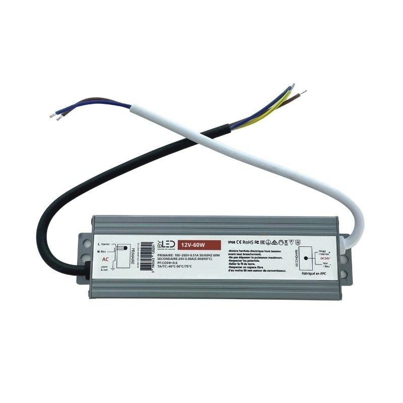 Alimentation 12V compacte - de 24 W à 400 W - IP67