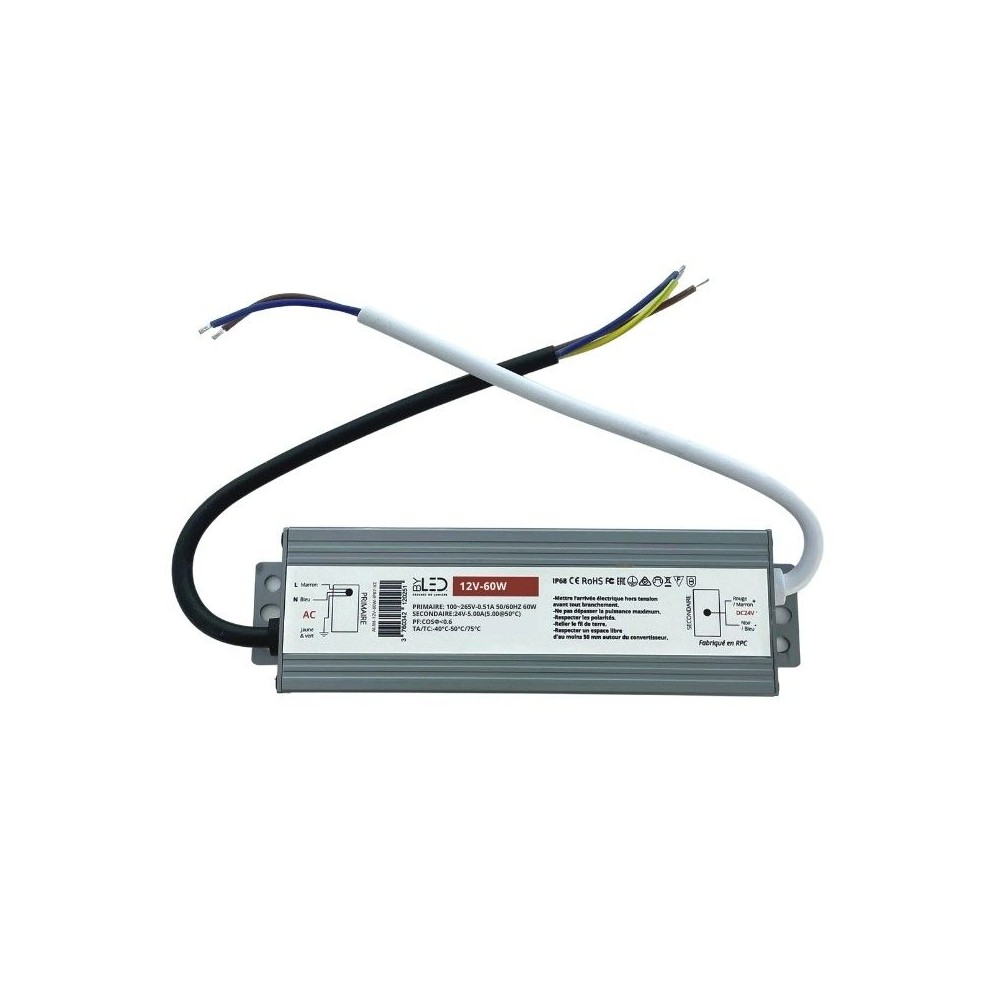 Alimentation 12V compacte - de 24 W à 400 W - IP67