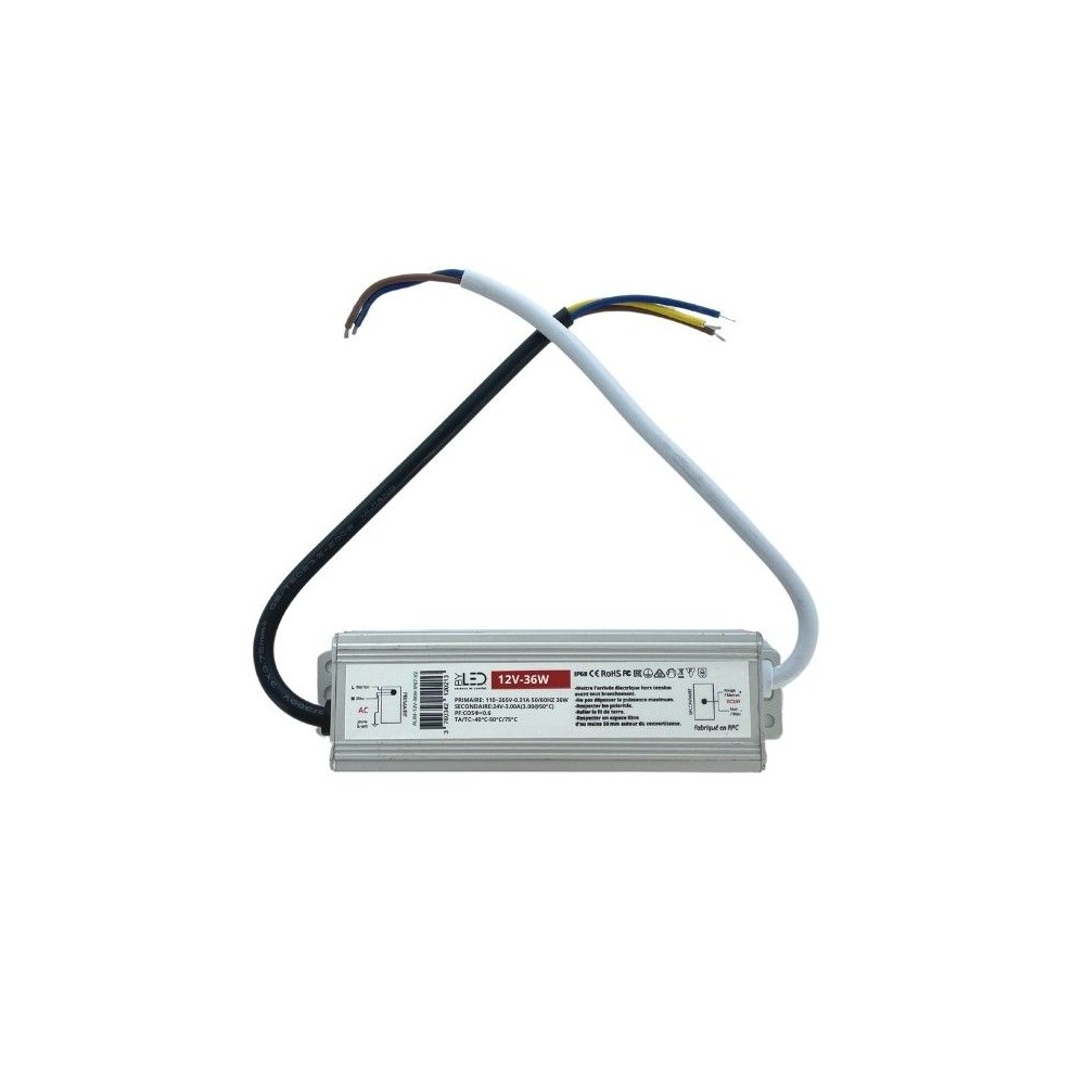 Alimentation 12V compacte - de 24 W à 400 W - IP67