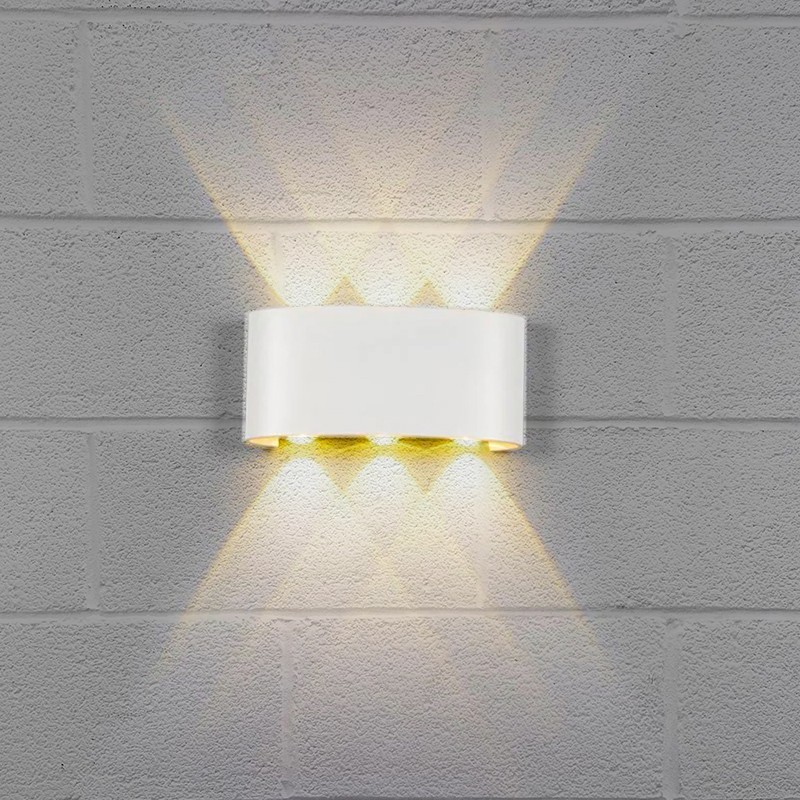 Applique LED murale blanche triple direction 6W - Focal