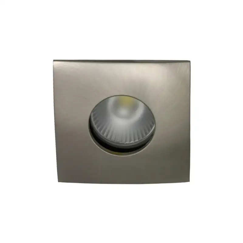 Spot encastrable collerette carrée convex SPLIT - Nickel satiné Spot encastrable collerette carrée convex SPLIT - Nickel satiné