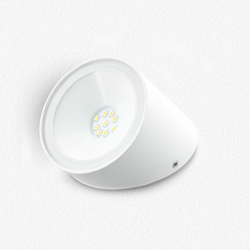 Applique mur et plafond oblique étanche 3W - Blanc - OBLIC