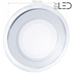 Spot LED en verre 16W - Glass 16  Rond