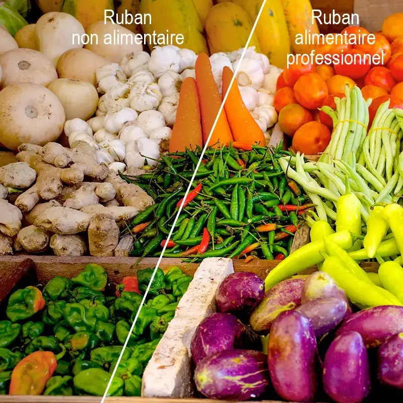 Bandeau LED économique adapté pour les magasins et rayons de type fruits et légumes primeurs