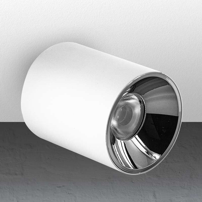 Spot LED en applique plafond - 14W - Blanc