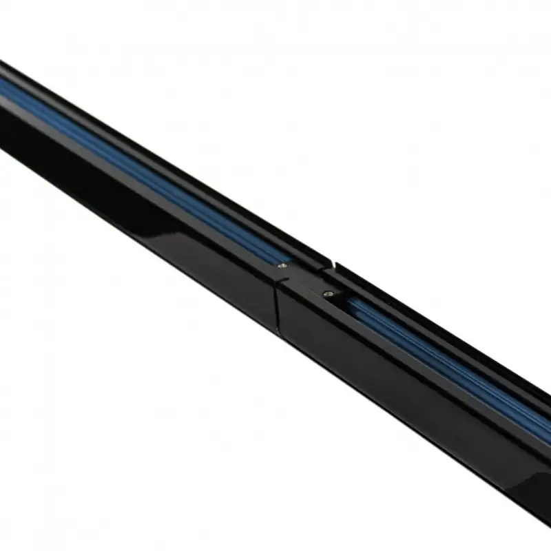 Jonction en L pour rail - Noir