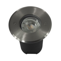 Spot encastré de sol rond orientable  TERRA – 230V – GU10
