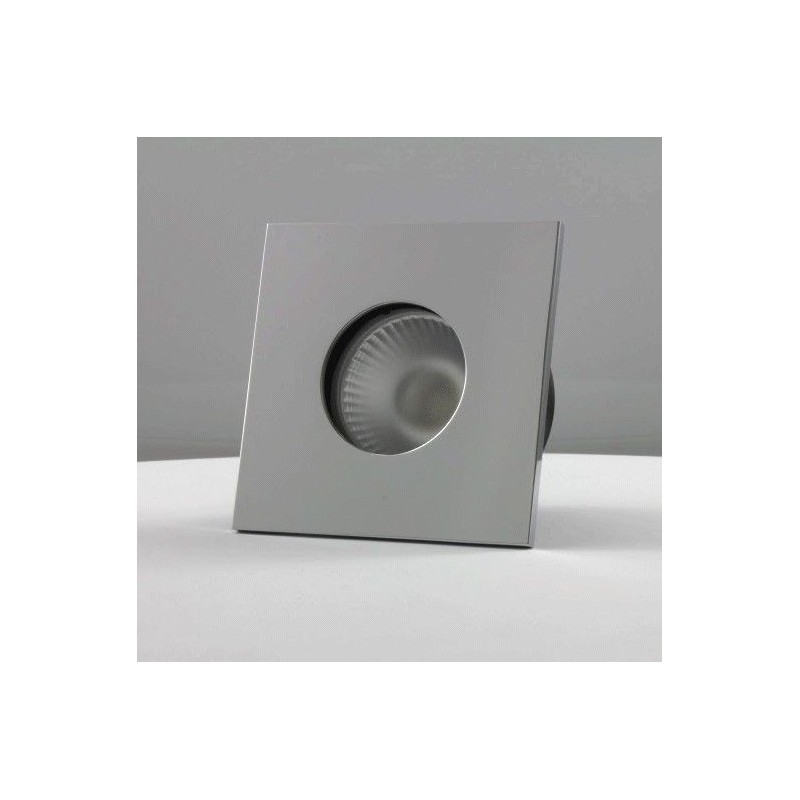 Spot encastrable collerette carrée flat SPLIT - Chrome