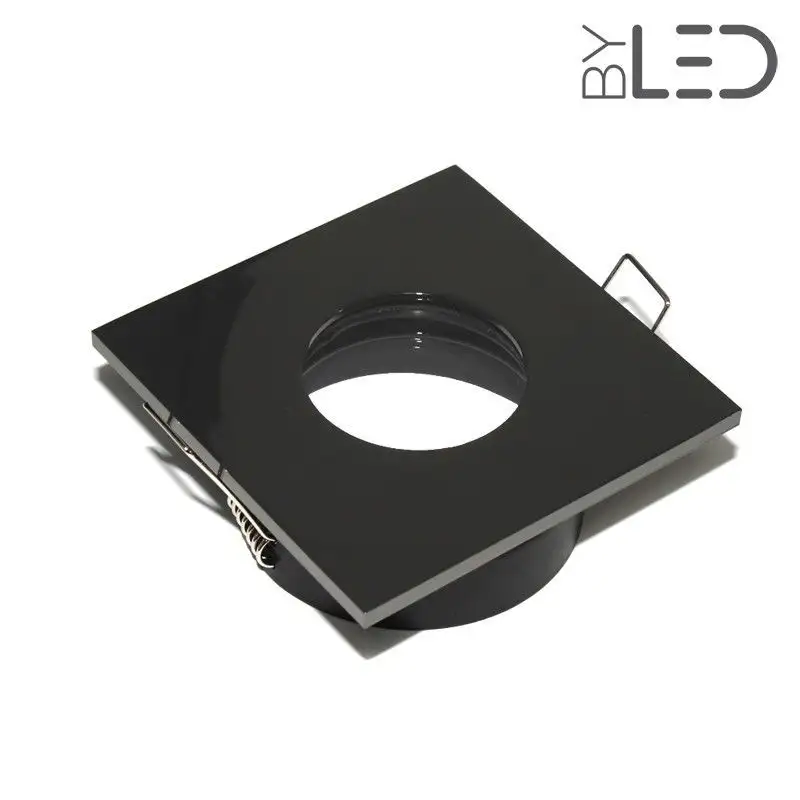 Spot encastrable collerette carrée flat SPLIT - Canon de fusil