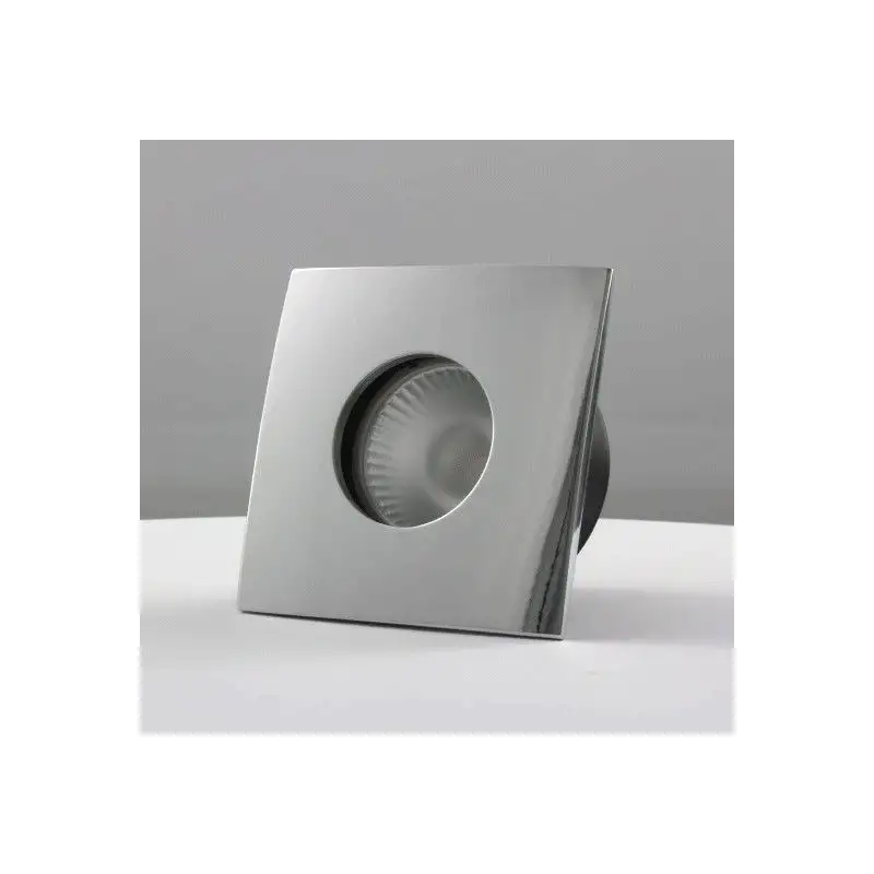 Spot encastrable collerette carrée convex SPLIT - Chrome