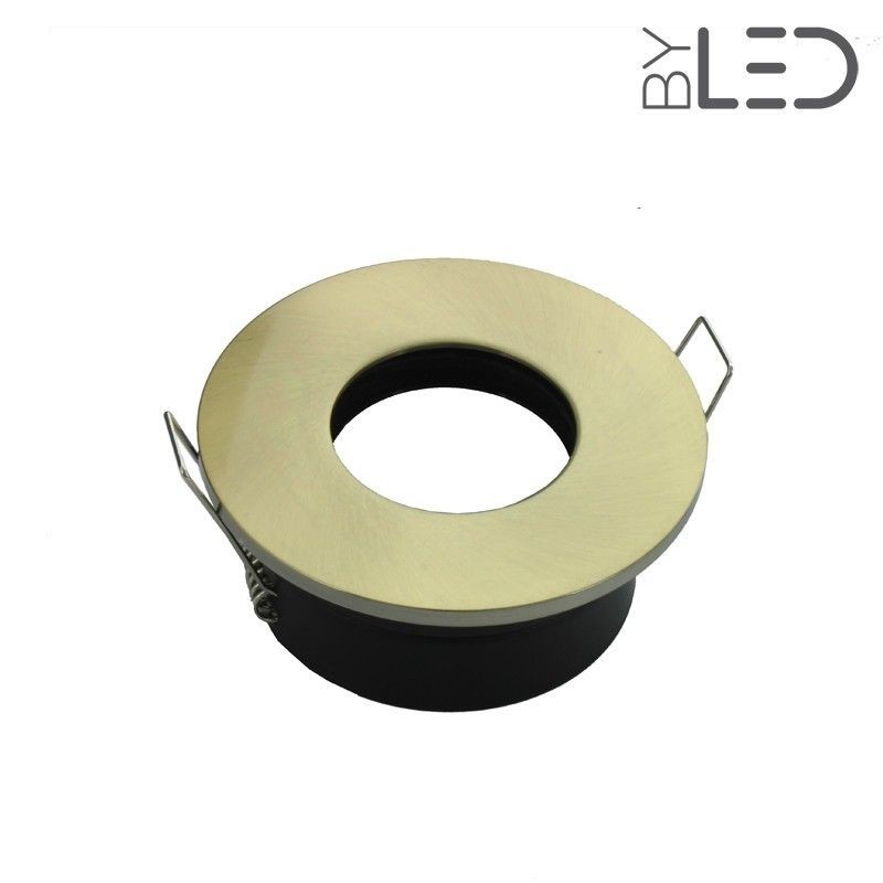 Collerette pour support GU - Ronde flat SPLIT - Or satiné