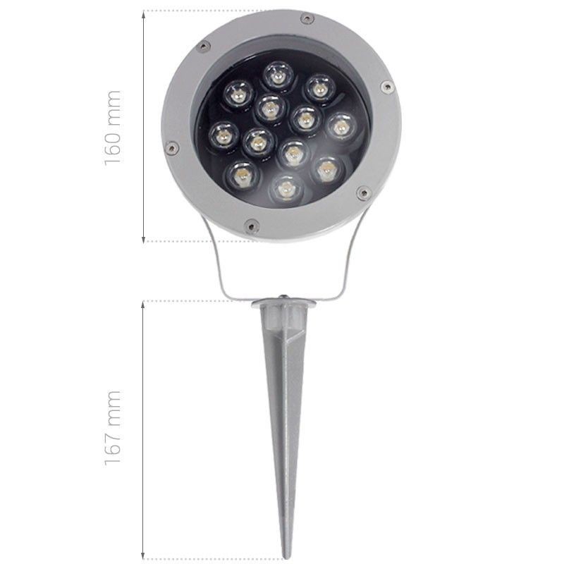 Spot LED à piquer 12W - Spike 12 - Blanc(s)