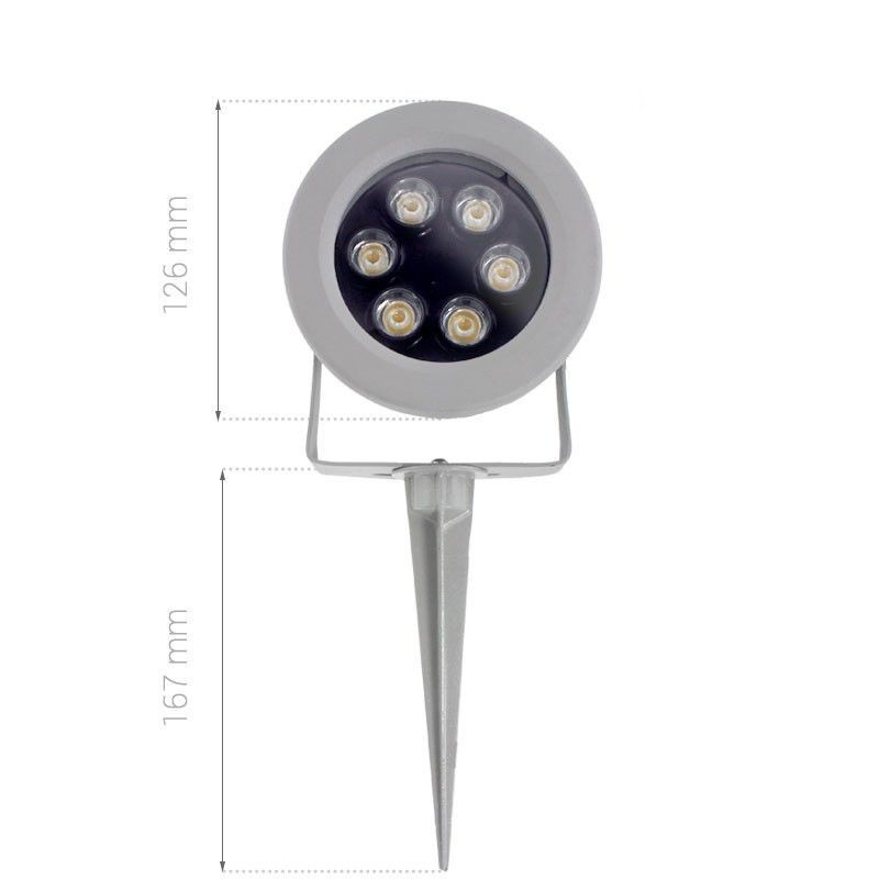 Spot LED à piquer 6 W - Spike 6 - RGB