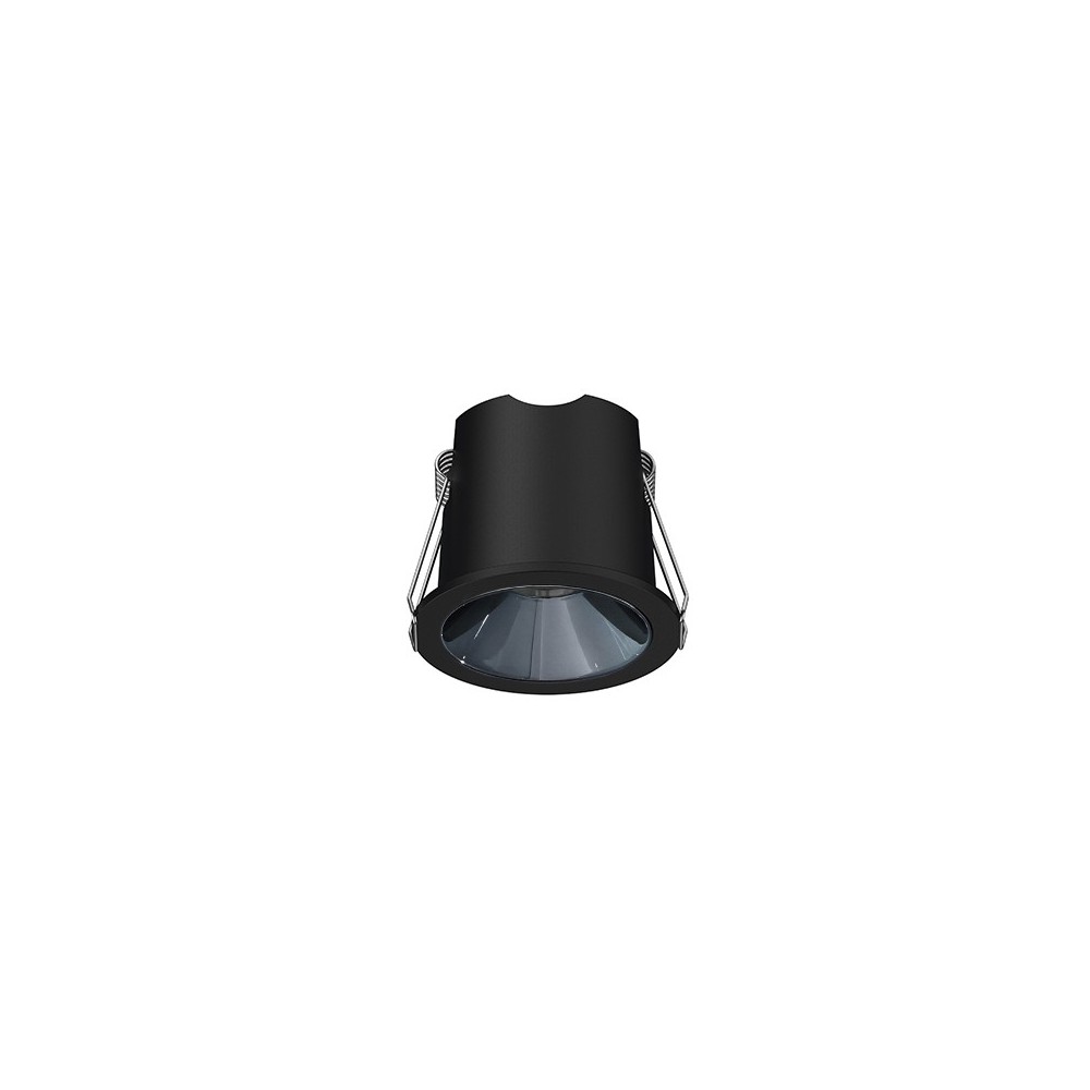 Spot LED encastré rond noir réflecteur canon de fusil 7W – 36° - MIROR