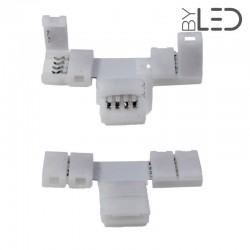 Jonction ruban LED RGB 10mm Click en T