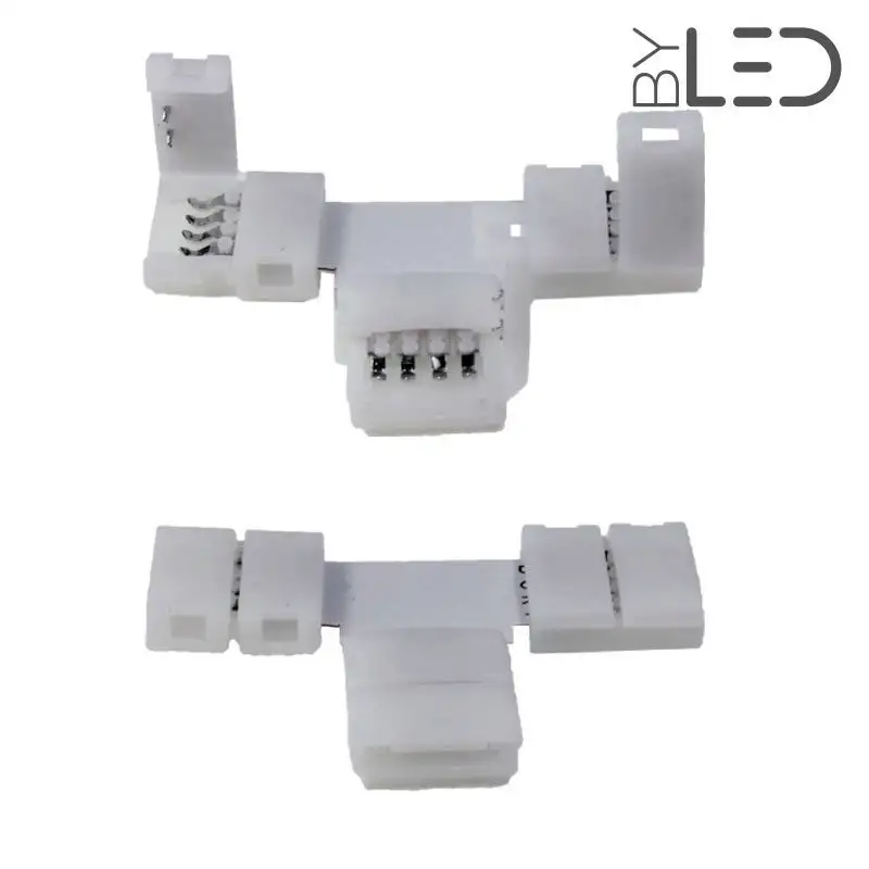 Jonction ruban LED RGB 10mm Click en T