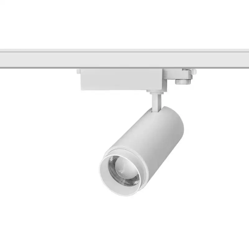 Spot LED sur rail à focale variable 30W - blanc - Zooom 30