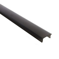 Diffuseur X08  givré, transparent ou fumé pour profilé C33 - C66 - E33 - E44 - E45