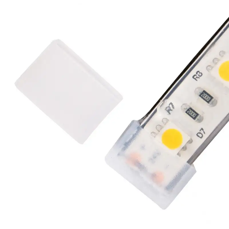 Embout de finition pour ruban IP68 non troué