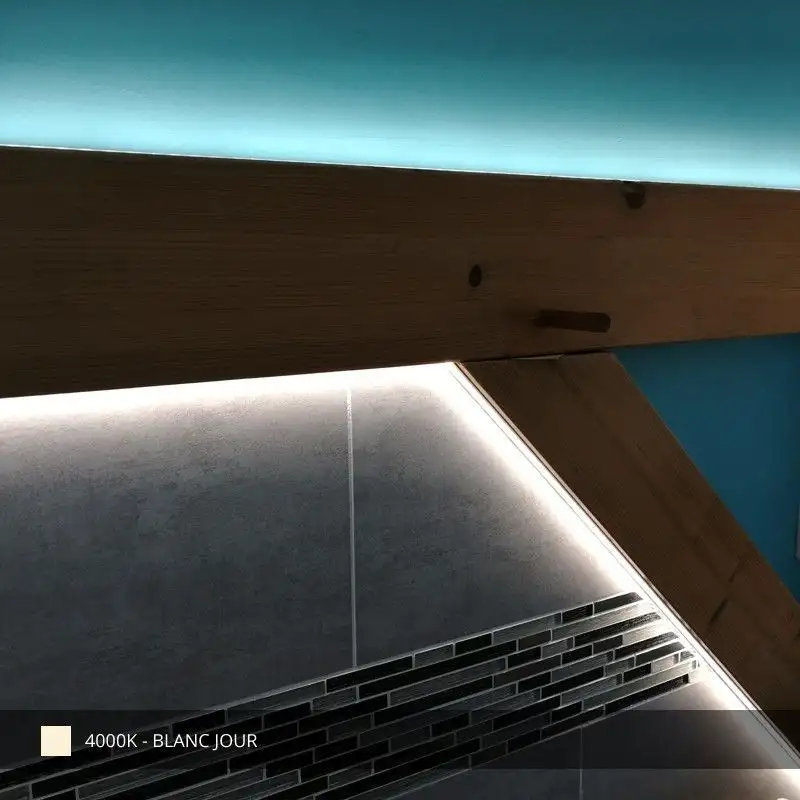 Profilé aluminium noir encastrable pour ruban LED Profilé aluminium noir encastrable pour ruban LED