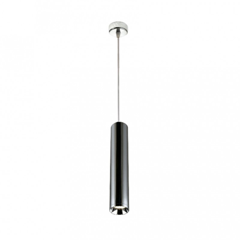 Luminaire suspendu longue 130 cm noir chromé