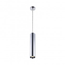 Suspension LED plafond - GU10 130cm Chrome