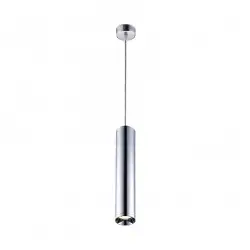 Suspension LED plafond - GU10 130cm Chrome