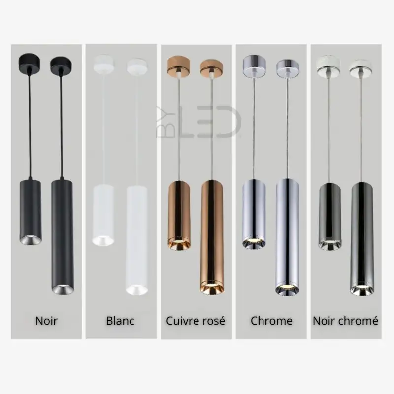 Luminaire suspendu GU10 130 cm Cuivre rosé - TALAC 130