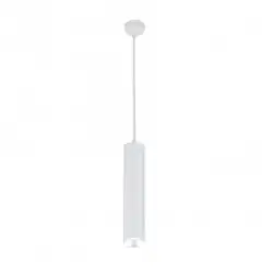 Luminaire suspendu long blanc GU10 130 cm