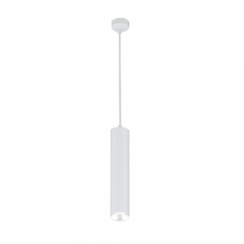 Luminaire suspendu long blanc GU10 130 cm