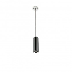 Luminaire suspendu GU10 115cm Noir chromé