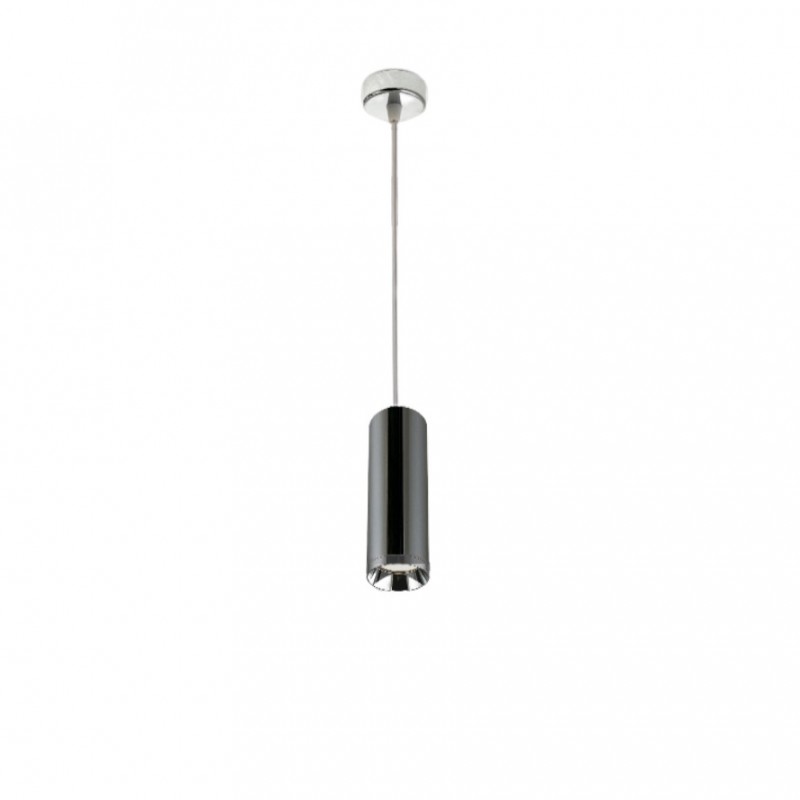 Luminaire suspendu GU10 115cm Noir chromé