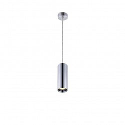 Luminaire suspendu GU10 115cm - Chrome