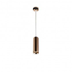 Luminaire suspendu GU10 115cm - Or rose cuivre