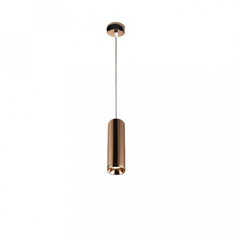 Luminaire suspendu GU10 115cm - Or rose cuivre
