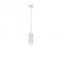 Luminaire suspendu GU10 115cm - Blanc sablé