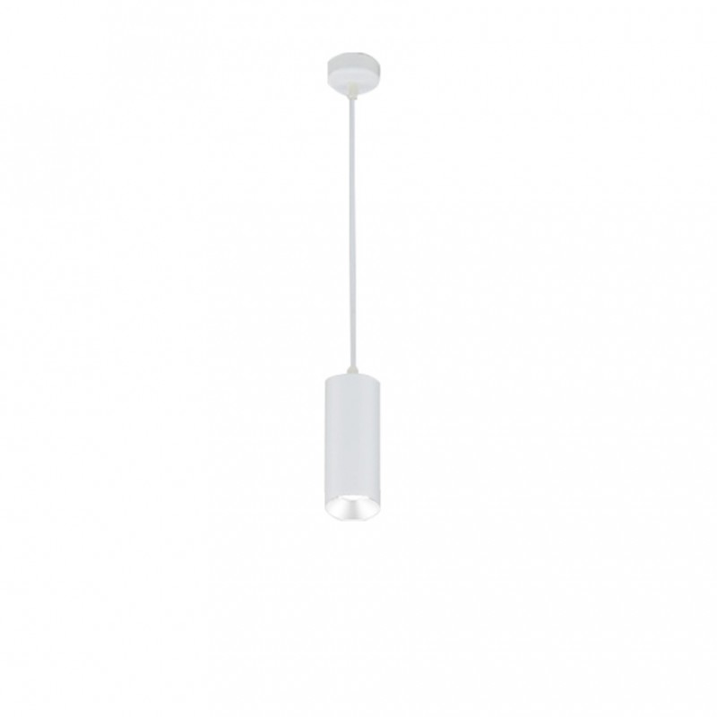 Luminaire suspendu GU10 115cm - Blanc sablé