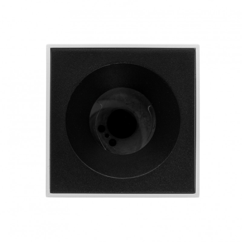 Applique GU10 cubique pour plafond - RT2020 - IP65 - Blanc Sablé & Noir Sablé - RUBYK