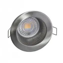 Spot encastrable anti-éblouissement nickel satiné IP20 pour LED GU10 – DEEEN