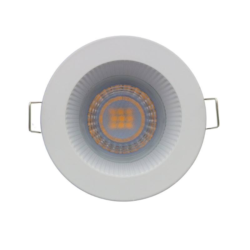 Spot encastrable anti-éblouissement blanc mat IP20 pour LED GU10 – DEEEN