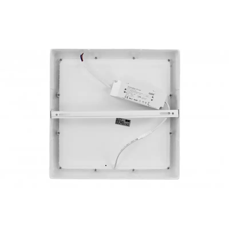 Dalle LED carrée 24 W en applique - extra plate - plafonnier BONNY